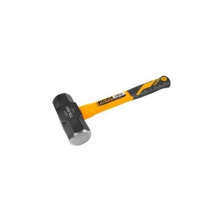 Tolsen Sledge Hammer 3.3Lb, Drop Forged Special Tool Steel Hammerhead, Black Painted, Heat Treatment 25900
